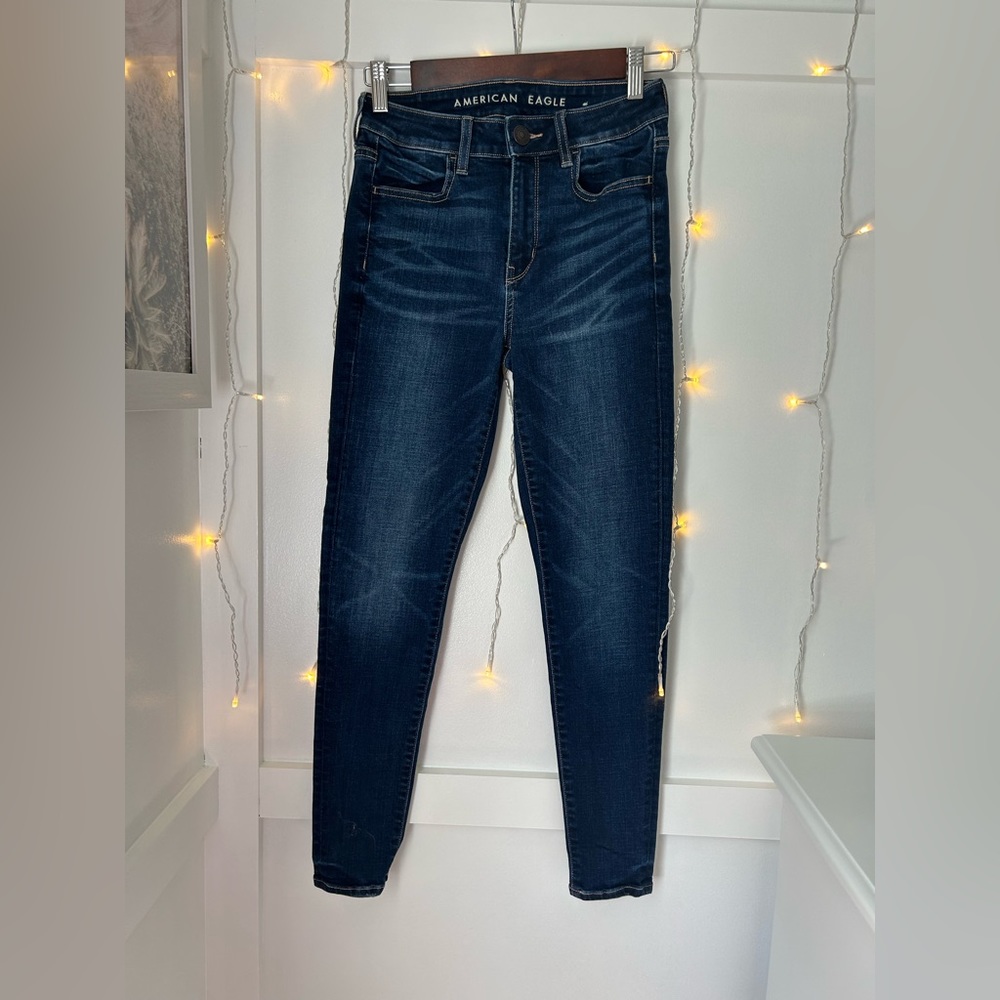 Dark blue American eagle jeans (super stretch)